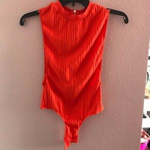 Orange Body Suit